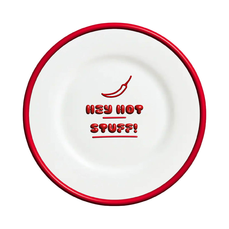 'Hey Hot Stuff' Plate | 20cm