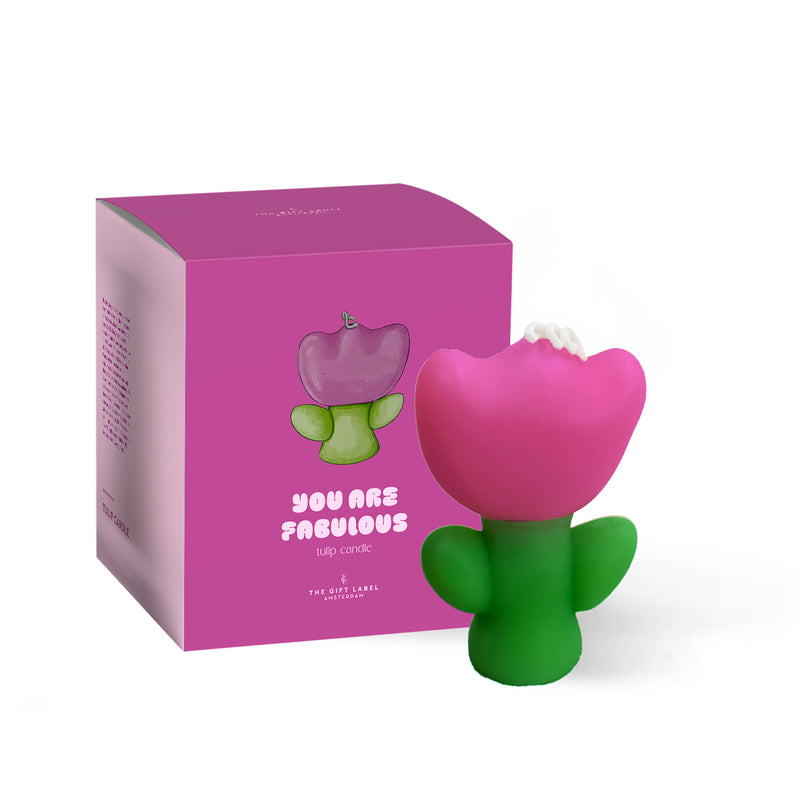 'You Are Fabulous Tulip Candle