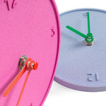 Round Minimal Mantel Clock | Dusty Pink