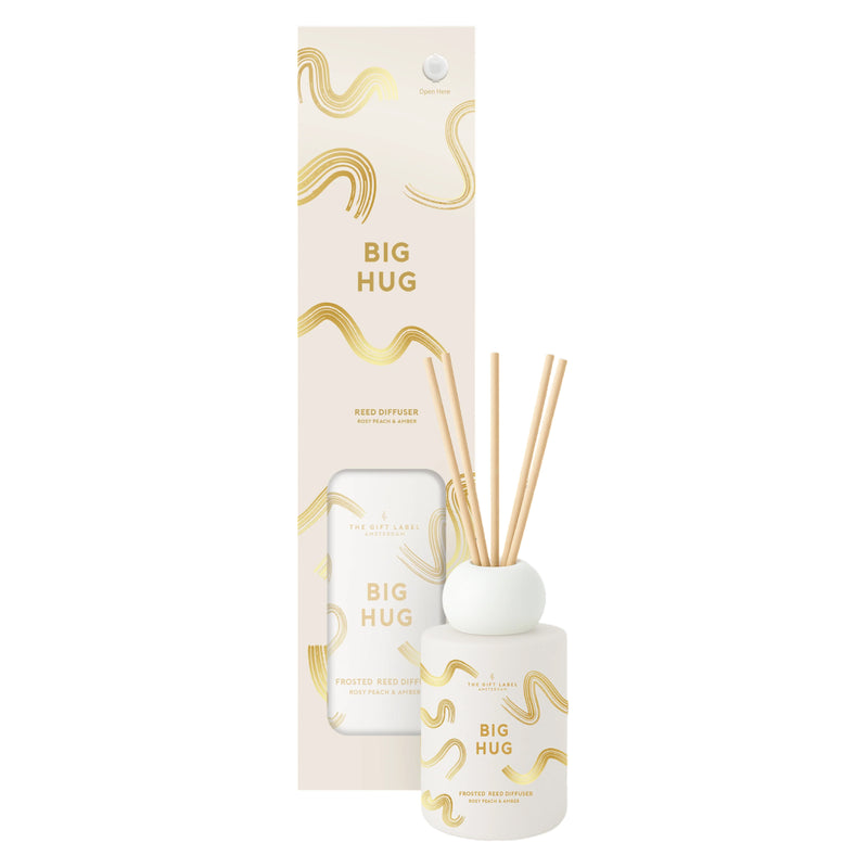'Big Hug' Reed Diffuser | Rosy Peach & Amber | 100ml