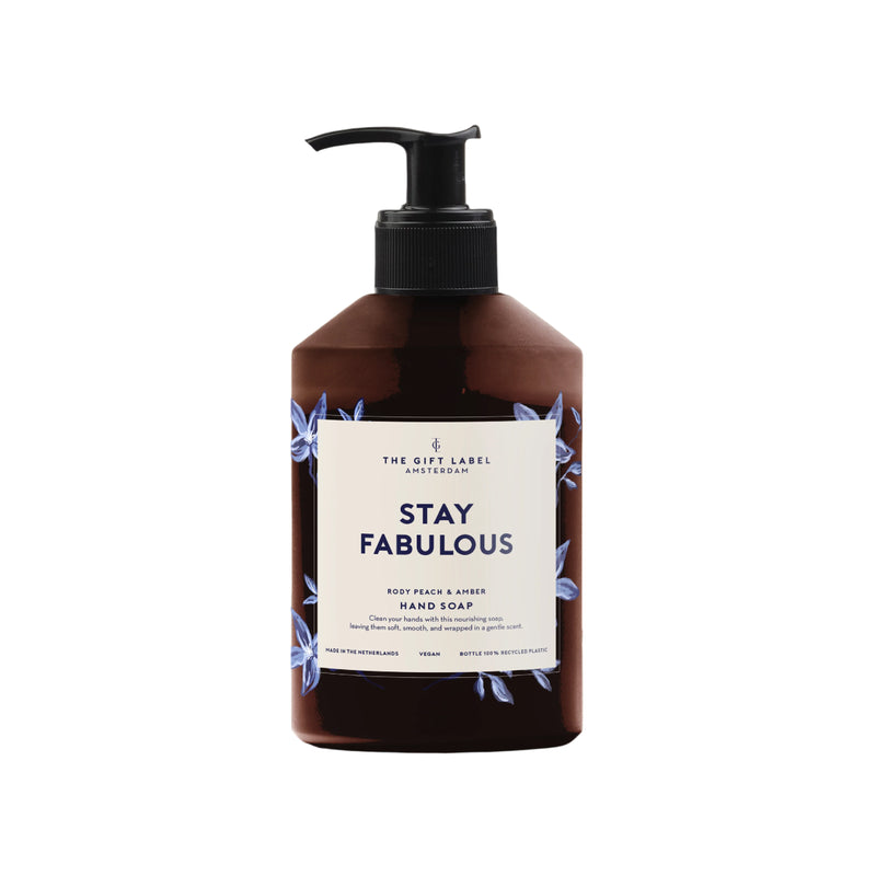 'Stay Fabulous' Hand Soap | Rosy Peach & Amber | 400ml