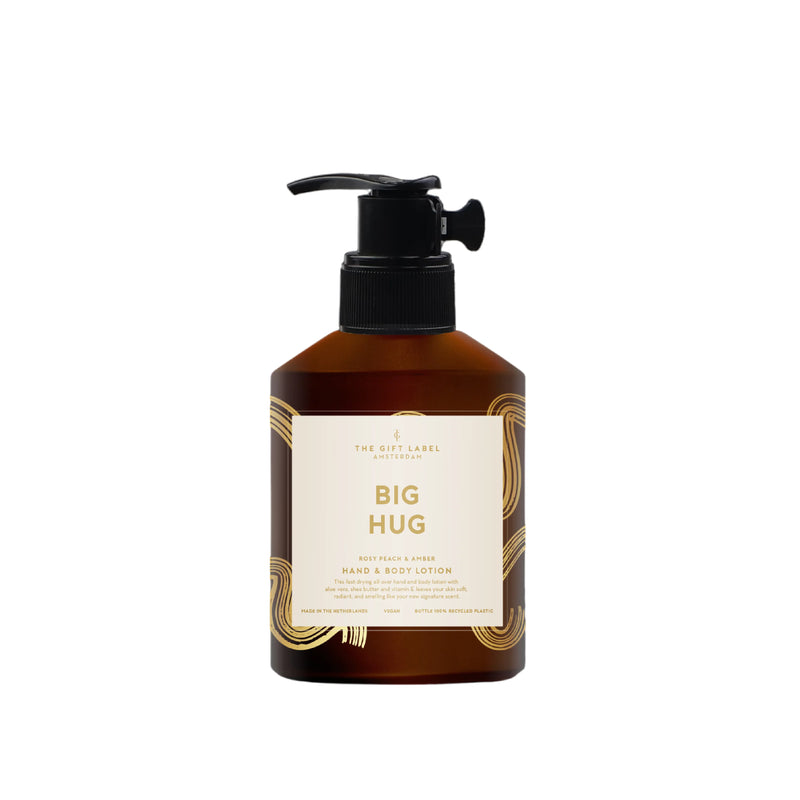 'Big Hug' Hand & Body Lotion | Rosy Peach & Amber | 250ml
