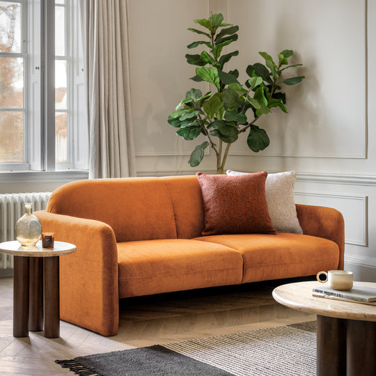 Massa 3 Seat Sofa | Amber