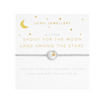 Children's A Little 'Shoot For The Moon Land Among The Stars Bracelet | Silver & Gold Plated