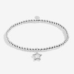 Kids' Stocking A Little Gift Set | 'Happy Christmas' Bracelet & Hair Clips | Silver Plated