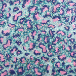 Animal Print Repreve Scarf | Aqua Pink Mix