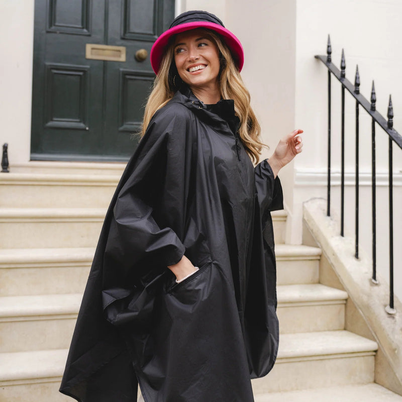 Aqua Waterproof Poncho | Black