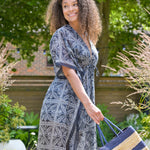 Batik Print Kimono | Black & White