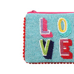 Beaded 'Love' Purse | Multicolour