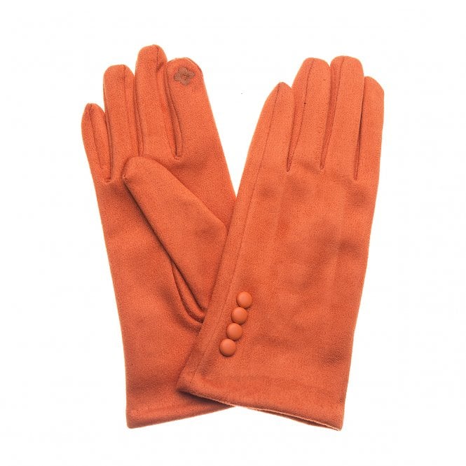 Button Gloves | Turmeric Orange