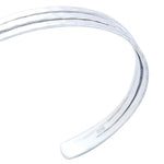Sylvie Hammered Cuff Bangle | Sterling Silver