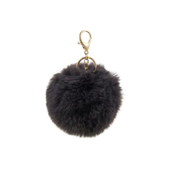 Faux Fur Bag Charm | Latte Brown