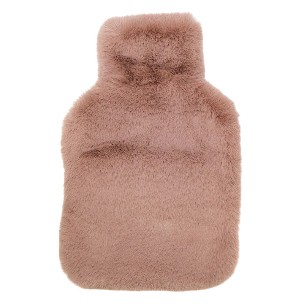 ADORE | Faux Fur Hot Water Bottle - Dusky Pink – About Living