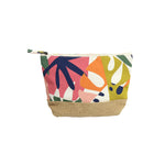 Floral Print Canvas Pouch | Multicolour