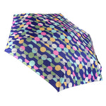 Geometric Spot Print Umbrella | Navy Mix