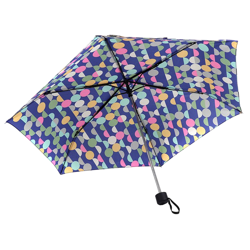 Geometric Spot Print Umbrella | Navy Mix