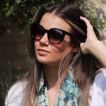 Geometric Sunglasses | Blue Tortoiseshell