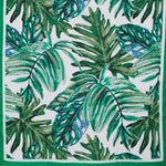 Lightweight Botanical Print Scarf | Green
