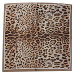 Lightweight Leopard Print Neckerchief | Beige
