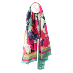 Lightweight Floral Print Scarf | Multicolour