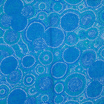 Lightweight Spot Mosaic Print Scarf | Blue