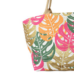 Monstera Print Shopper Bag | Multicolour