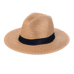 Sun Hat with Black Detail | Natural
