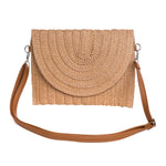 Tobago Textured Satchel Handbag | Natural