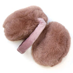 Women's Faux Fur Ear Muffs | Dusky Pink