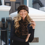 Women's Faux Fur Headband | Leopard Print
