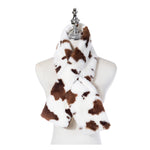 Women's Faux Fur Pull Through Scarf | Cowhide