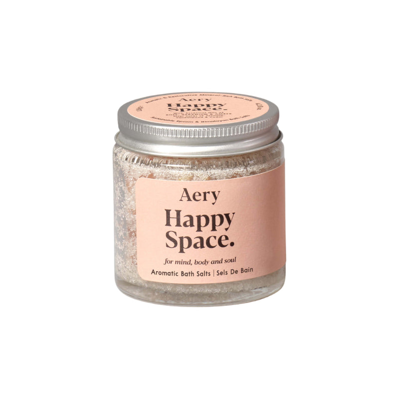 Happy Space Bath Salts | Rose, Geranium & Amber | 120g