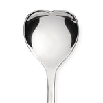 Big Love Heart Ice Cream Spoons | Stainless Steel | Set of 4