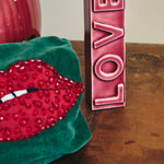 Beaded Pout Wash Bag | 26cm