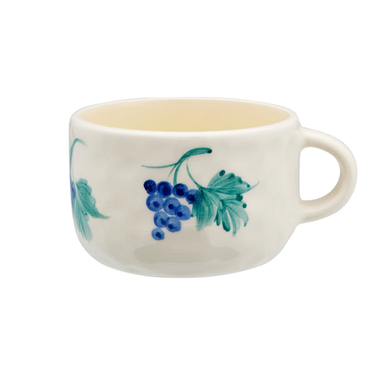 Ceramic Grapevine Cappuccino Mug | 11cm