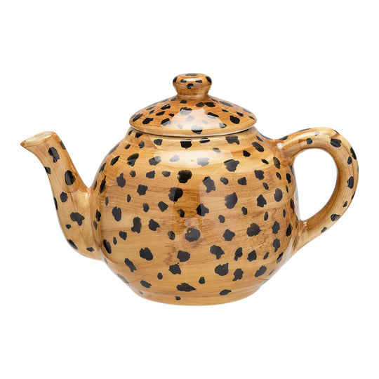 Ceramic Leopard Print Tea Pot | 500ml