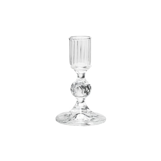Clear Gemma Candle Holder | 10.5cm