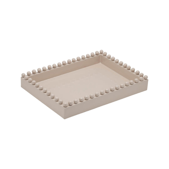 Lucy Beaded Serving Tray | Cloud | 25cm