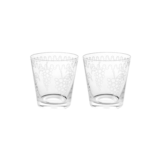 Grapevine Water Glasses | 10cm | Set of 2