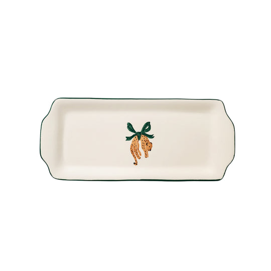 Hanging Leopard Serving Platter