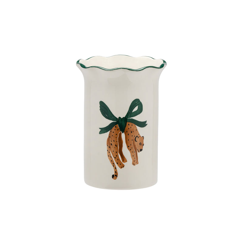 Hanging Leopard Vase