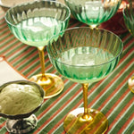 Jazzy Arancia Optic Champagne Glasses | 16cm | Set of 2