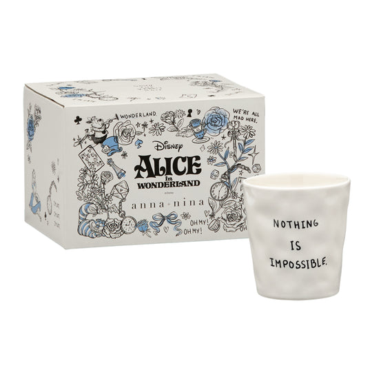 Ceramic 'Nothing Is Impossible' Coffee Cup | Alice in Wonderland Collection