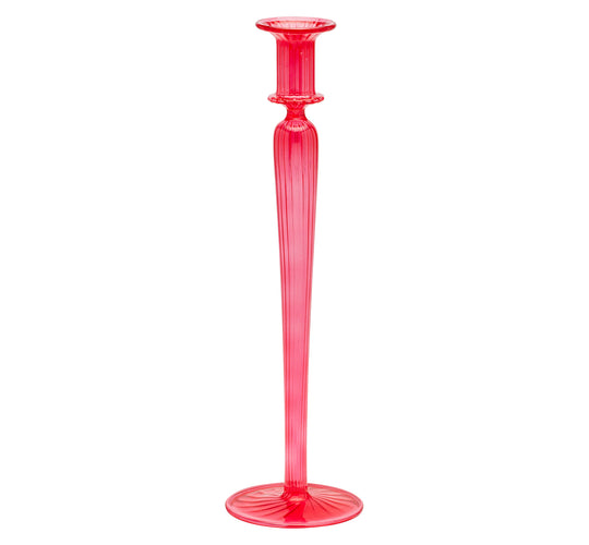 Peony Taper Candle Holder | Pink | 33.5cm