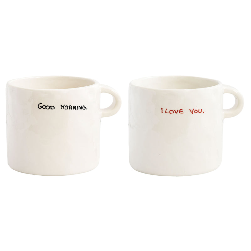 Perfect Morning Ceramic Mugs | Set of 2