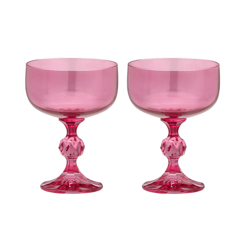 Rose Cocktail Glasses | 12.5cm | Set of 2