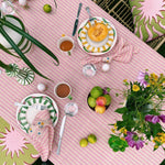Trippy Flower Napkins | Pink & White | Set of 2