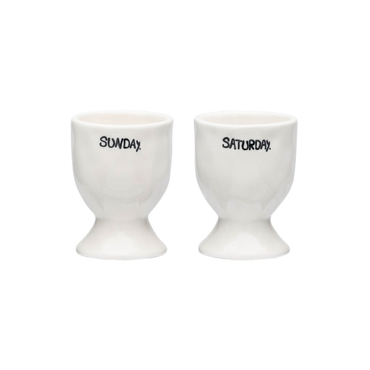 Weekend Egg Cups | 6cm | Set of 2