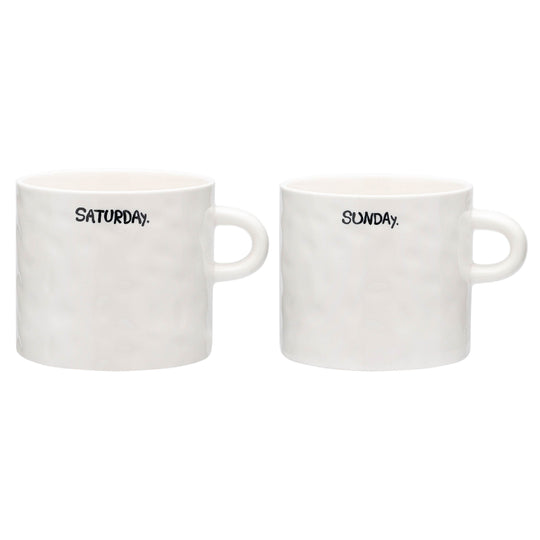 Weekend Tea Mugs | 500ml | Set of 2
