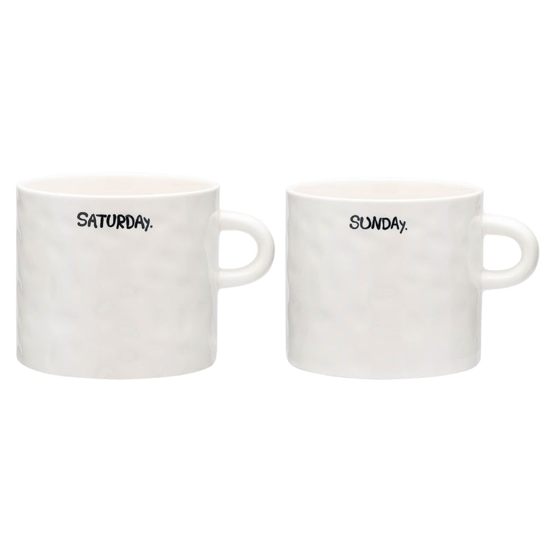 Weekend Tea Mugs | 500ml | Set of 2